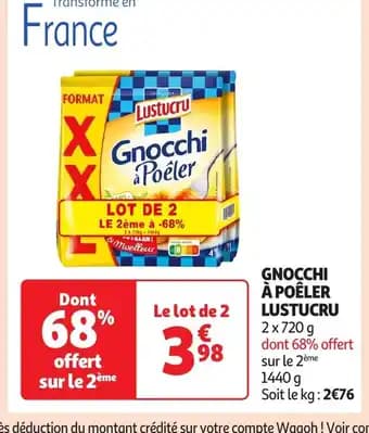 Promotion Exclusives de 5
Gnocchi : Découvrez l'Offre incontournable
