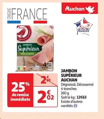 Promotion Exclusives de 52
Jambon supérieur : Découvrez l'Offre incontournable