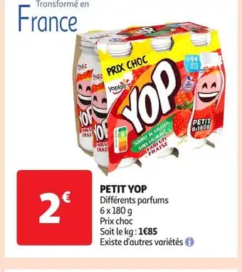Promotion Exclusives de 13
Yop : Découvrez l'Offre incontournable
