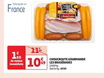 LES BRASÉRADES Choucroute gourmande