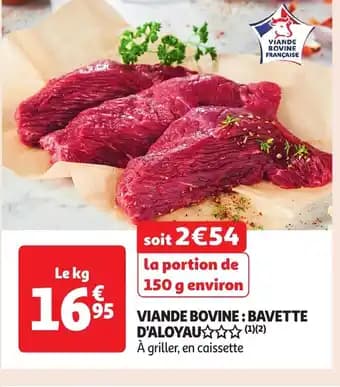 Promotion Exclusives de 2
Bavette : Découvrez l'Offre incontournable