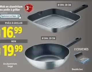 Promotion Exclusives de 3
Wok : Découvrez l'Offre incontournable