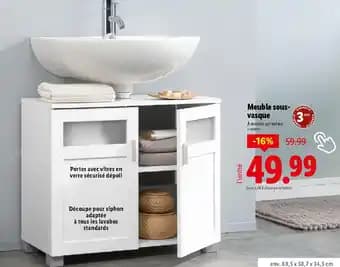Promotion Exclusives de 5
Meuble + vasque : Découvrez l'Offre incontournable