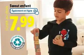 Promotion Exclusives de 9
Sweat enfant : Découvrez l'Offre incontournable