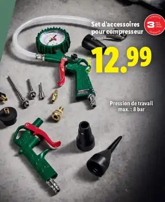 Set d'accessoires pour compresseur