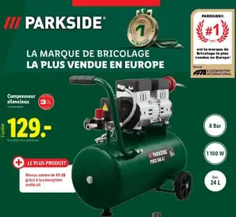 PARKSIDE® Compresseur silencieux