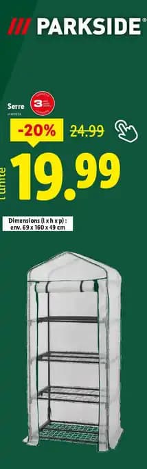 Promotion Exclusives de 20
Serre : Découvrez l'Offre incontournable