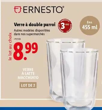 EJERNESTO® Verre à double parroi