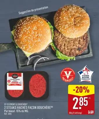 Promotion Exclusives de 29
Steaks : Découvrez l'Offre incontournable