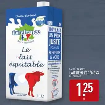 Promotion Exclusives de 21
Demi écrémé : Découvrez l'Offre incontournable