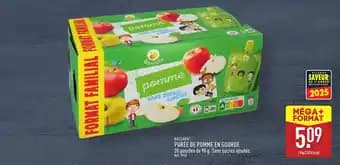 BACCARAⓇ Purée de pomme en gourde 1,8 kg