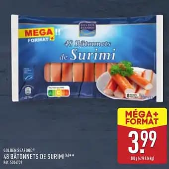Promotion Exclusives de 3
Bâtonnets de surimi : Découvrez l'Offre incontournable