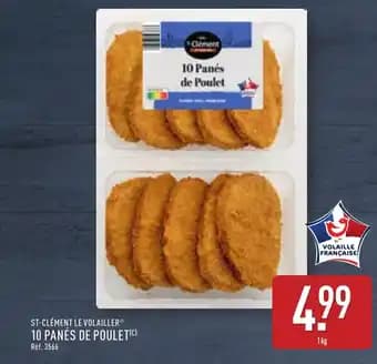 ST-CLÉMENT LE VOLAILLER® 10 panés de poulet 1 kg