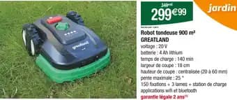 Promotion Exclusives de 3
Robot tondeuse : Découvrez l'Offre incontournable