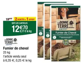 Promotion Exclusives de 4
Fumier de cheval : Découvrez l'Offre incontournable