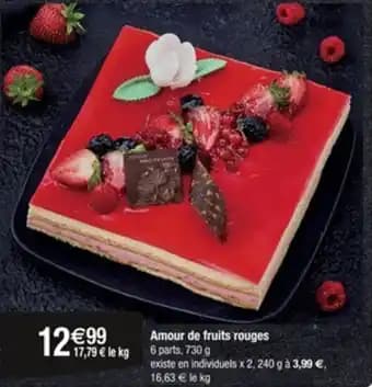 Amour de fruits rouges 730 g