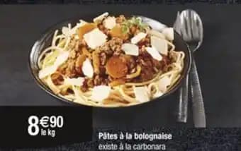 Promotion Exclusives de 11
À la bolognaise : Découvrez l'Offre incontournable