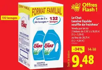 Promotion Exclusives de 37
Lessive liquide : Découvrez l'Offre incontournable