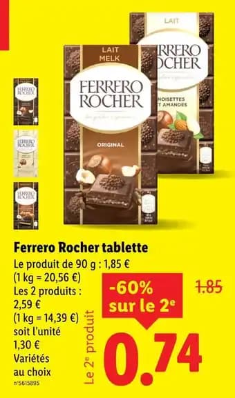 Promotion Exclusives de 9
Ferrero : Découvrez l'Offre incontournable