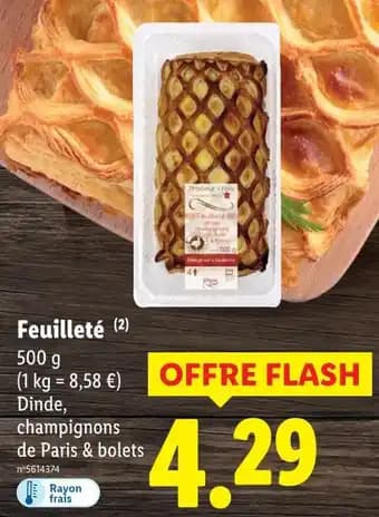 Promotion Exclusives de 2
Feuilleté : Découvrez l'Offre incontournable