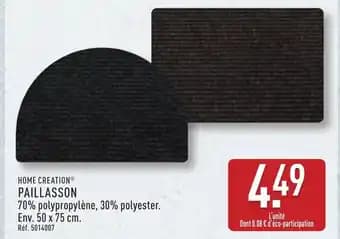Promotion Exclusives de 8
Paillasson : Découvrez l'Offre incontournable
