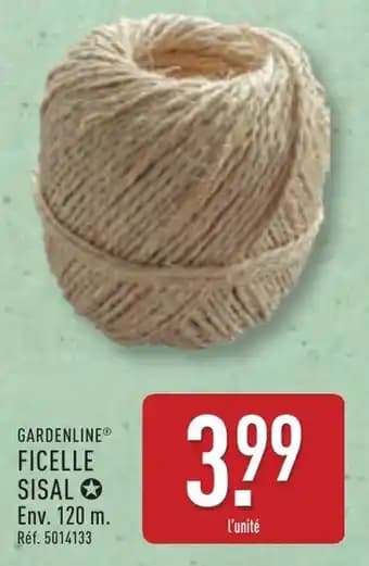 Promotion Exclusives de 1
Ficelle sisal : Découvrez l'Offre incontournable