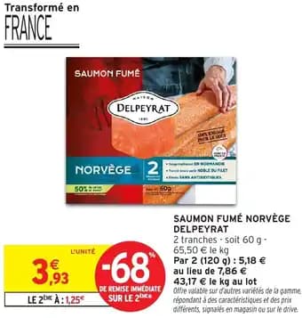 Promotion Exclusives de 8
Saumon norvège : Découvrez l'Offre incontournable