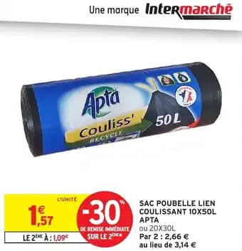Promotion Exclusives de 1
Sac poubelle : Découvrez l'Offre incontournable