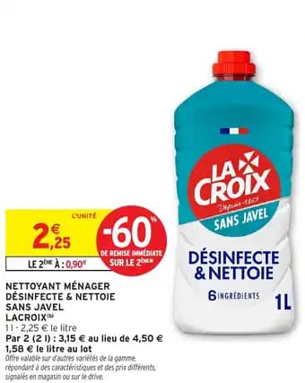Promotion Exclusives de 4
Sans javel : Découvrez l'Offre incontournable