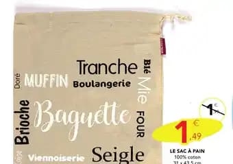 Promotion Exclusives de 1
Sac à pain : Découvrez l'Offre incontournable