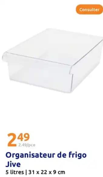 Organisateur de frigo Jive 31 x 22 x 9 cm