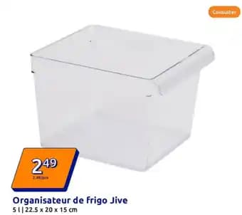 Organisateur de frigo Jive 22.5 x 20 x 15 cm