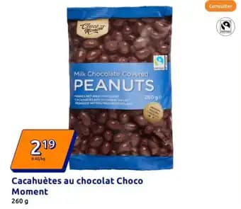 Cacahuètes au chocolat Choco Moment 260 g