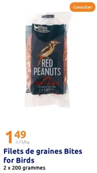 Filets de graines Bites for Birds 200 g