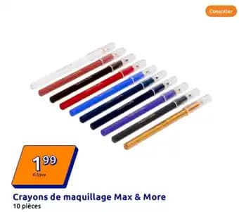 Crayons de maquillage Max & More