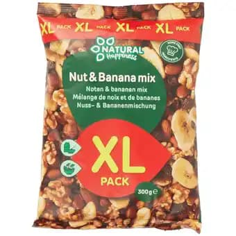 Mélange de noix et de bananes séchées Natural Happiness