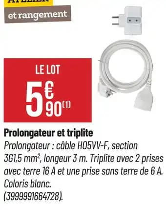 Promotion Exclusives de 2
Prolongateur : Découvrez l'Offre incontournable