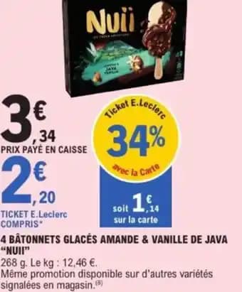 Promotion Exclusives de 4
Glaces nuii : Découvrez l'Offre incontournable