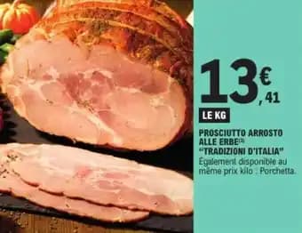 Prosciutto arrosto alle erbe tradizioni d'italia