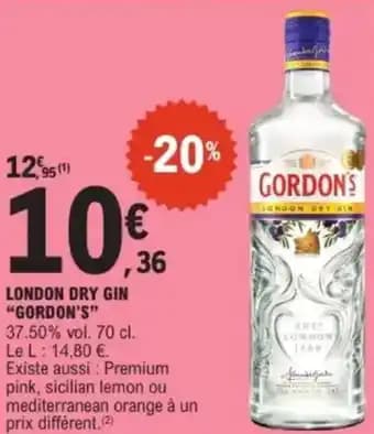 Promotion Exclusives de 1
Gin : Découvrez l'Offre incontournable
