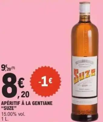 Apéritif à la gentiane suze 1 l