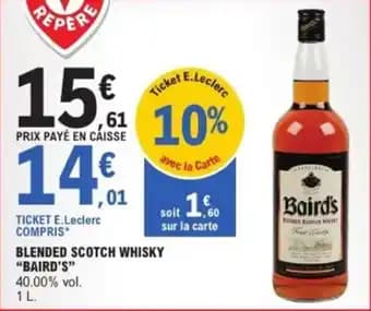 Promotion Exclusives de 13
Blended scotch whisky : Découvrez l'Offre incontournable