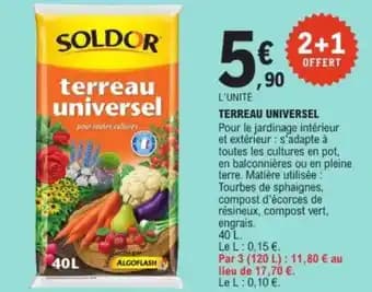 Terreau universel 40 L