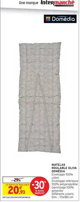 DOMÉDIA Matelas roulable oliva