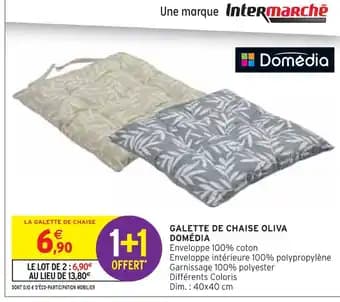 Promotion Exclusives de 2
Galette chaise : Découvrez l'Offre incontournable