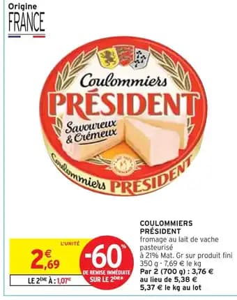 PRÉSIDENT Coulommiers