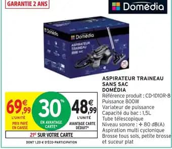 Promotion Exclusives de 8
Aspirateur sac : Découvrez l'Offre incontournable
