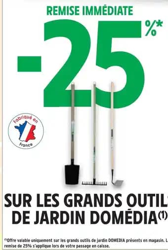 Promotion Exclusives de 11
Outils de jardin : Découvrez l'Offre incontournable