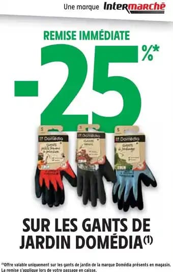 DOMÉDIA Sur les gants de jardin