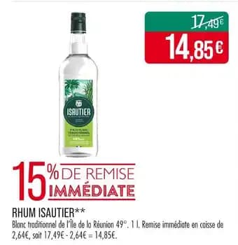 Promotion Exclusives de 3
Rhum traditionnel : Découvrez l'Offre incontournable
